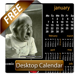 2013 Bullvine Desktop Calendar