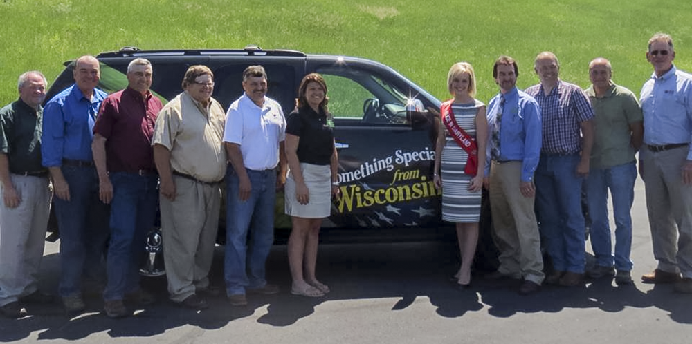 Thanks to the Wisconsin Corn Promotion Board Alice in Dairyland will travel 40,000 miles in the flex fuel Tahoe across the state on E-85, a cleaner burning fuel made from corn!