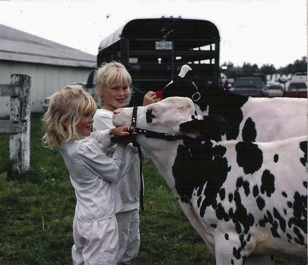 Exhibiting livestock has certainly been a big part of Jeff Nurses life, and he passed that passion on to his children.  Daughters Christi and Jodie (seen here) and son Lee showed their animals at many local and national shows.