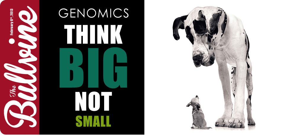 Genomics Think Big not Small