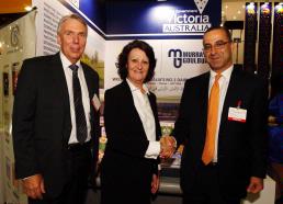 (Left to rught) Announcing the opening of Murray Goulburn’s office in Dubai today were The Honourable Peter Walsh MP - Minister for Agriculture and Food Security and Minister for Water, The Honourable Louise Asher MLA, Minister for Innovation, Services and Small Business, and Minister for Tourism and Major Events and Murray Goulburn’s Managing Director Gary Helou.