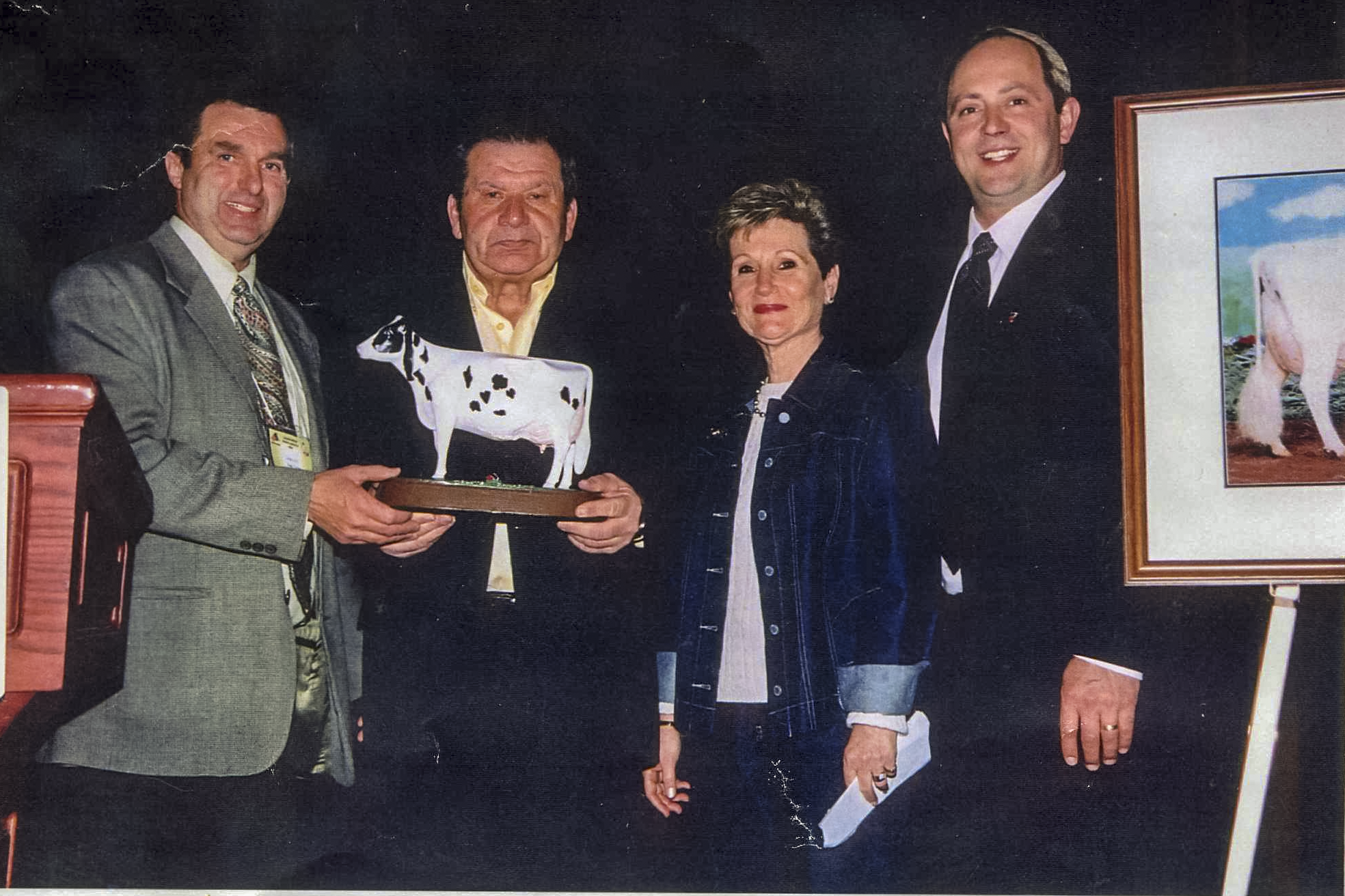 2002 Cow of the year award presentation 