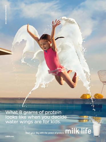 New Campaign Celebrates Everyday Moments of Accomplishment and Enjoyment; Encourages Americans to "Milk Life". (PRNewsFoto/Milk Processor Education Program)