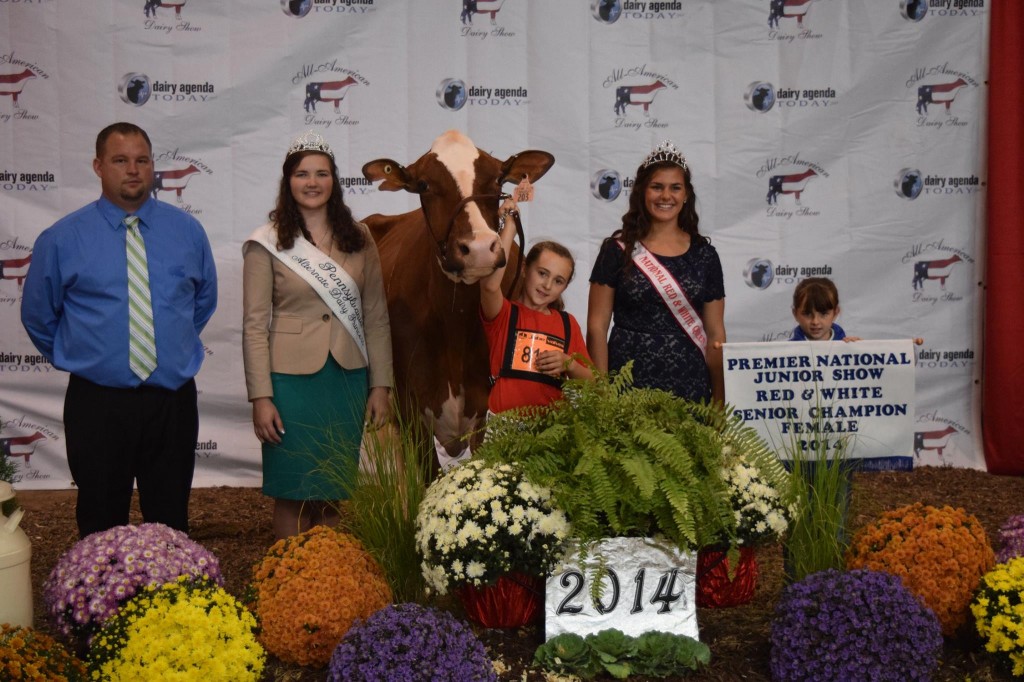  Red & White Dairy Cattle Association Liked · 17 hrs   Senior Champion: Oakvale Advent Cinnabar-Red (Advent) Exhibited by: Olivia & Lillian Finke, London, OH Res. Senior Champion: St-Yle-Sa Jumpn4Joy-Red-ET (Advent) Exhibited by: C&A Galton & B&M Winnie, Nunda, NY