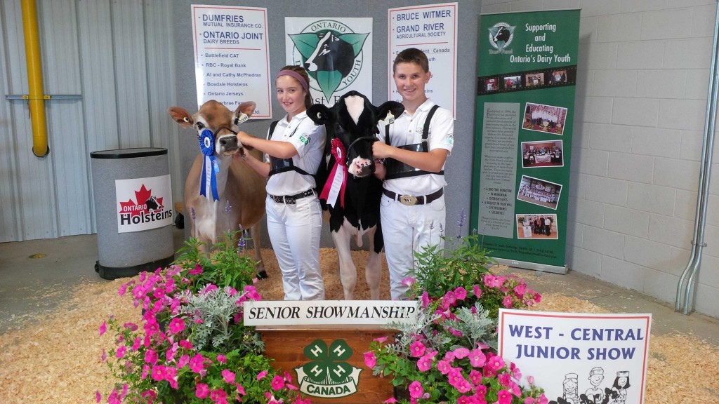 Senior Showmanship 1st Tyler Canning of Wellington 2nd Micaela Hill of Grey.