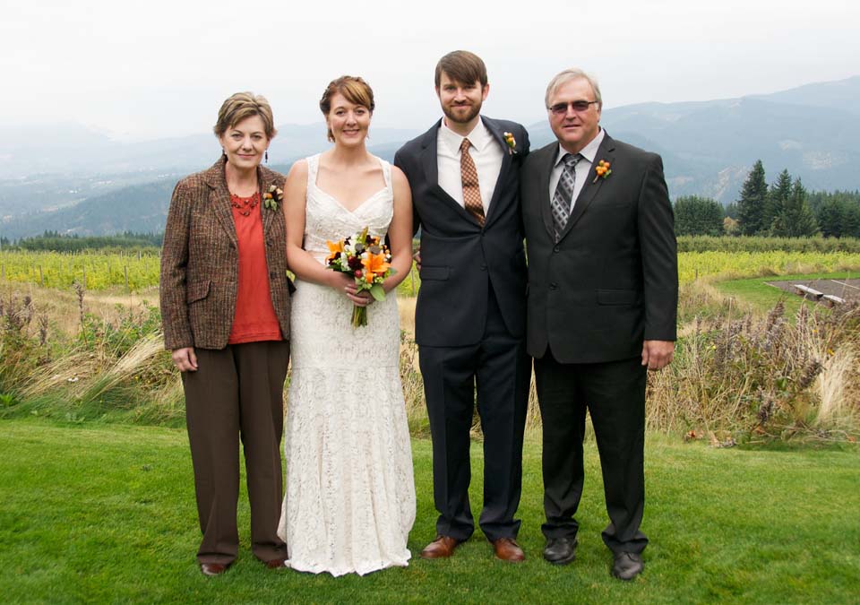 Megan Zabel Holmes, Dan Holmes, and Tim Zabel