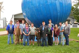 Top 10 winners of the 2015 World Dairy Expo Youth Fitting Contest