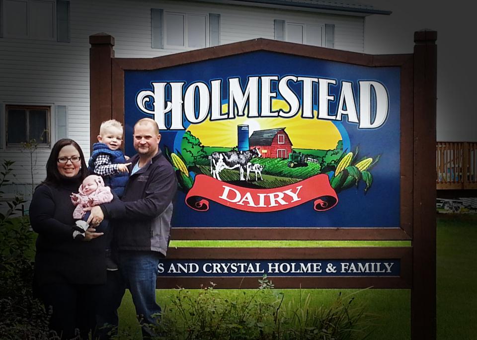 Holmestead Dairy of Anola Manitoba recently achieved record milk