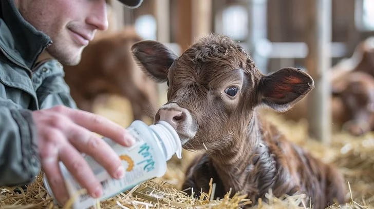 colostrum bioactive components, calf immune programming, neonatal calf health, dairy farm colostrum management, maternal leukocytes in colostrum