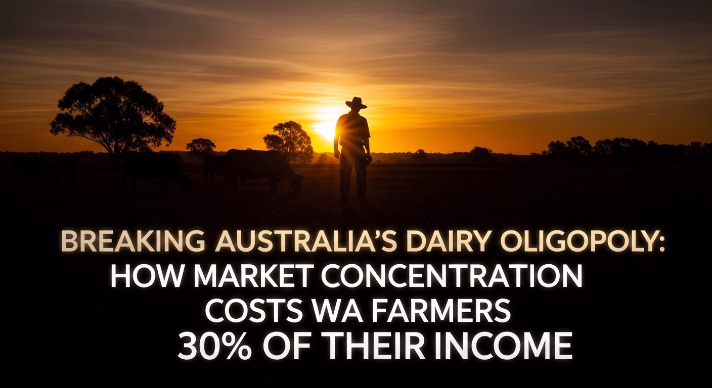 dairy oligopoly, farmgate pricing, dairy market concentration, dairy profitability, dairy cooperative