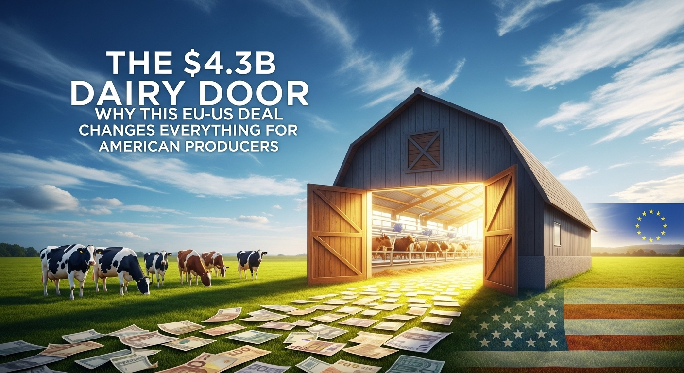 US dairy exports, EU trade deal, dairy market access, global dairy trade, farm profitability