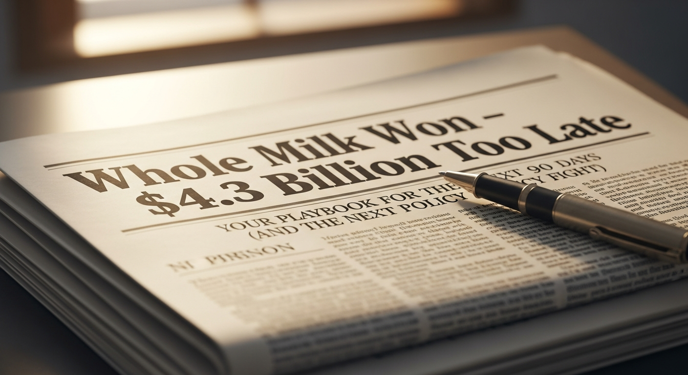 Whole Milk Policy Strategy