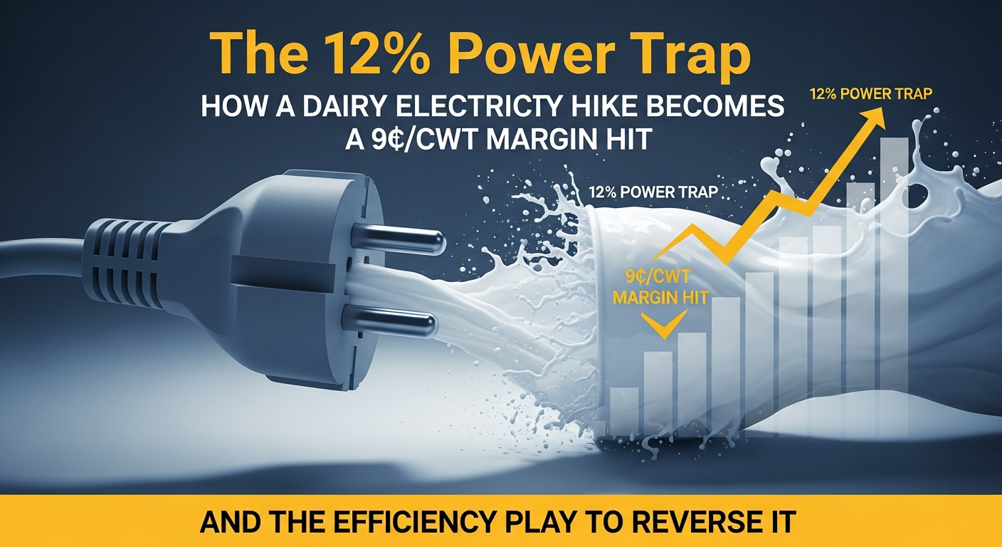 Dairy electricity costs